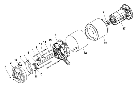 Alternator Diagram and Parts List for 030728-05  Briggs and Stratton Generator